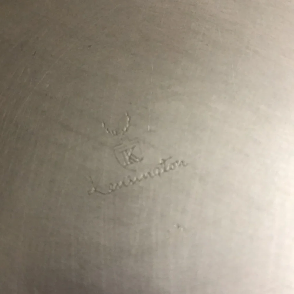 Ice bucket vintage aluminum